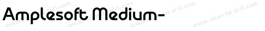 Amplesoft Medium字体转换